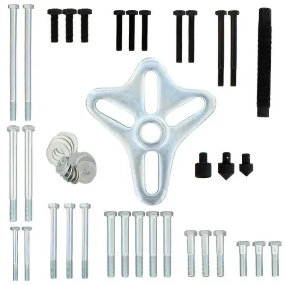 46pcs Harmonic Balancer Puller Set Steering Wheel Puller Kit Cars SUVs Trucks - Picture 5 of 9